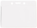 1820-2008 - Badge Holder Horizontal White 100 Per Pack