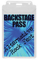 1840-1605 - Badge Holder Vertical 100 Per Pack