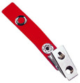 2105-2006 - Strap Clip Vinyl 2 3/4" Length Red 100 Per Pack