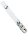 2105-3100 - Strap Clip Vinyl 3 1/2" Length Clear 100 Per Pack