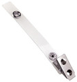 2110-1150 - Strap Clip Mylar 3 1/2" Length Clear 100 Per Pack