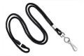 2137-2001 - Lanyard Round Break-Away Black 100 Per Pack