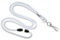 2137-2008 - Lanyard Round Break-Away White 100 Per Pack