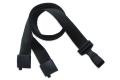 2137-2063 - Lanyard Break-Away Black Recycled PET 100 Per Pack