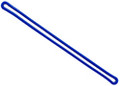 2410-2002 - Luggage Loop Plastic 6"  Blue 100 Per Pack
