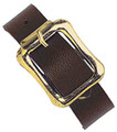 2440-2003 - Luggage Strap Vinyl Brown 25 Per Pack