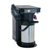 Curtis TLP Low Profile 18" Automatic Airpot Brewer with Black Finish - 120V, 1500W