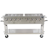 Stainless Steel Outdoor Grill-Backyard GRILL Pro -60"