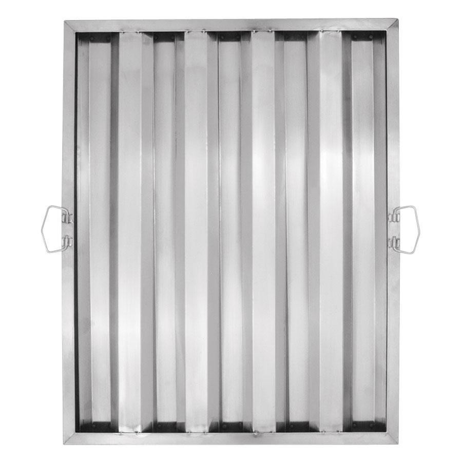 25" x 20" x 2" Stainless Steel Hood Filter (407HF2025) SOCOLD PRODUCTS