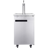 Stainless Steel Kegerator / Beer Dispenser with 1 Tap Tower - (1) 1/2 Keg Capacity-DD-1 S/S 