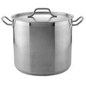 20 Qt. Heavy-Duty Stainless Steel Stock Pot with Cover