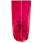 Red Infectious Waste High Density Isolation Medical Waste Bag 