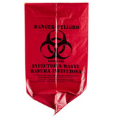 Red Isolation Infectious Waste Bag / Biohazard Bag 1000/CASE