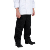 Chef Revival Solid Black Baggy Chef Pants