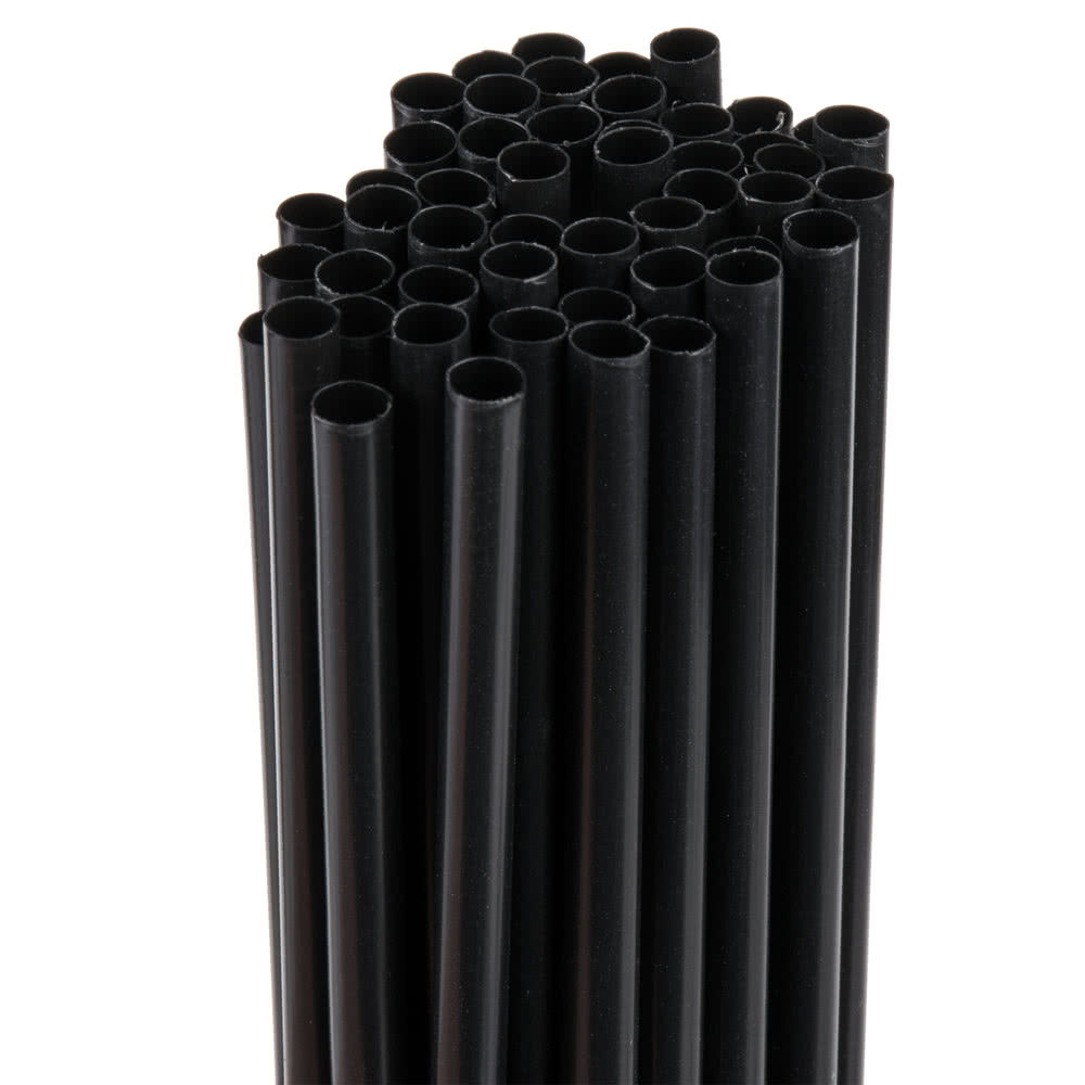 Black, 3 000 Cocktail 7 1//2 Unwrapped Choice Stirrers//Sip Straws for Coffee