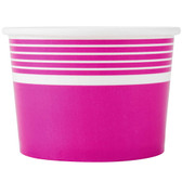 Choice 12 oz. Pink Paper Frozen Yogurt Cup - 1000/Case