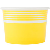 Choice 12 oz. Yellow Paper Frozen Yogurt Cup - 1000/Case