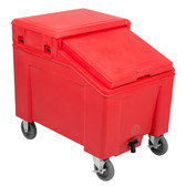 Ice Caddy 100 lb. Mobile Ice Bin-IRP 3110003 Red 