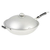 Stainless Steel Induction Wok-Adcraft IND-WOK 