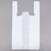 Heavy-Duty Large T-Shirt Bag - 500/Case-13" x 10" x 23" .748 Mil White 