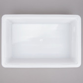 White Poly Food Storage Box-Cambro 12183P148 12" x 18" x 3 1/2" 