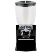 Black Professional Single Canister Dry Food Dispenser-Zevro KCH-06152 
