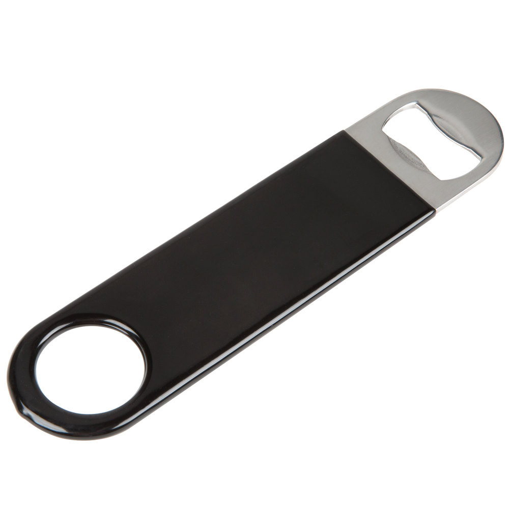 Black Flat Bottle Opener (407CO301BK) SOCOLD PRODUCTS