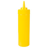 Wide Mouth Squeeze Bottle - 6/Pack-12 oz. Yellow 