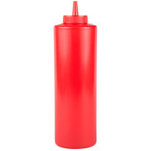 Squeeze Bottle - 6/Pack-24 oz. Red 