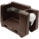 Cambro HWAPR131 Dark Brown Hand Washing Station - Roll Towel Dispenser