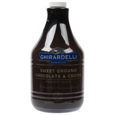 Sweet Ground Chocolate & Cocoa Flavoring Sauce-Ghirardelli 64 fl. oz. 