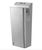 Vertical Hand Dryer with HEPA Filtration - 110-130V, 1700W High Speed-silver