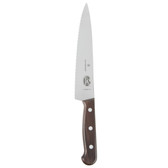 Victorinox 40027 7 1/2" Serrated Edge Stiff Chef Knife with Rosewood Handle