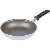 Vollrath 67808 Wear-Ever 8" Aluminum Non-Stick Fry Pan with PowerCoat2 Coating and Black TriVent Silicone Handle