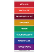 Condiment Decals for Touchless Express Series Condiment Dispensers
