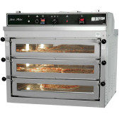 Triple Deck Electric Pizza Oven - 120/208V, 3 Phase-Doyon PIZ3 
