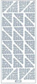 Outline Corner Stickers - Gold