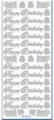 Outline "Happy Birthday" - Gold