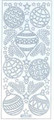 Outline Christmas Ornaments - Gold SS8505G