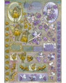 Metallic 3-D Pre-cut Flower Fairies Buttercup and Canterbury Bell