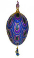 Peacock Goose Egg - Hanging