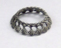 Egg Stand - Pewter #862 - Leaf Motif