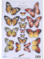 Pre-cut Metallic Butterfly Embellishments - Summer