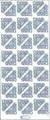 Outline Small Corner Stickers - Gold