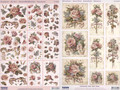 3-D Pre-Cut Antique Roses