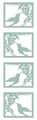 Laser-Cut Sticker - Hummingbird