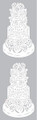 Laser-Cut Sticker - Wedding Cake