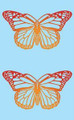 Laser-Cut Sticker - Butterfly, Large