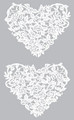 Laser-Cut Sticker - Rose Heart
