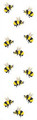 Sticker Strip - Bees